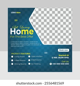 creative social media post design for real estate business