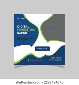 Plantilla creativa de publicaciones en medios sociales con modernidad 