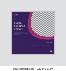 Creative Social Media post Template, School Admission banner