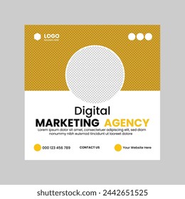 Creative Social Media Post Template Design