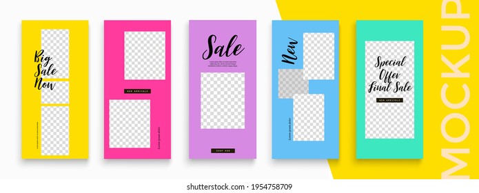 Creative social media Stories template