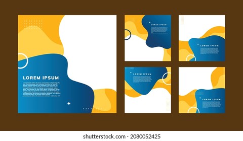 creative social media template design 