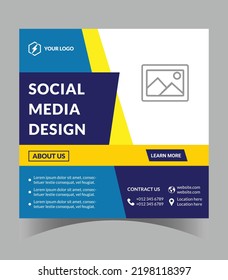Creative Social Media Template Design