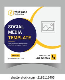 Creative Social Media Template Design