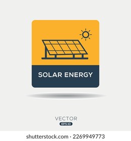 Creative (Solar energy) Symbol, Vektorsymbol.