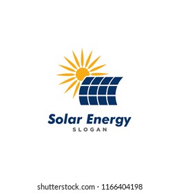 Creative Solar Energy Logo Design Concept Stock Vector (Royalty Free ...