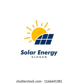 creative solar energy logo design