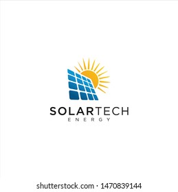 Creative Solar Energy Logo Design / Solar Tech Logo