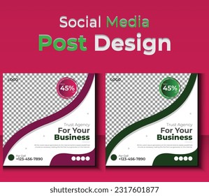 creative solution agency corporate-business social media post design ideas