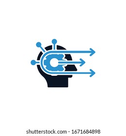 Creative solutions business icon design