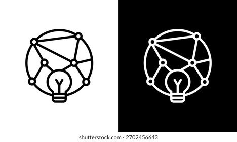 Creative Solutions White Icon Set Design