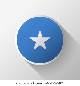 Creative Somalia Flag Circle Badge