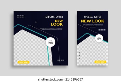 Creative sosial media post template 