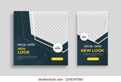 Creative sosial media post template 