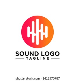 Creative Sound Logo Stock Vector