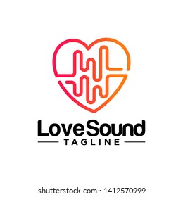 Creative Sound Logo Stock Vector