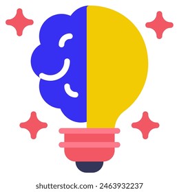 Creative Spark icon can be used for web, app, infographic, etc