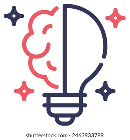 Creative Spark Icon kann für Web, App, Infografik, etc. verwendet werden