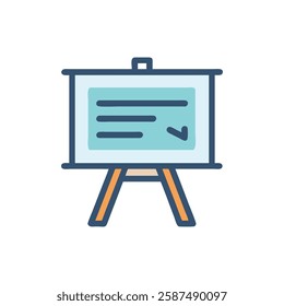 Creative Speech Board Illustration Icon