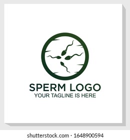plantilla de diseño del logotipo de esperma creativo, banco de esperma, inspiración del diseño del logotipo médico