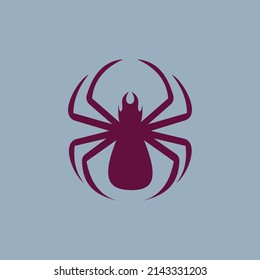 Creative spider logo icon. Spider vector template design