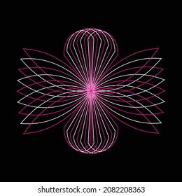 Creative Spirograph patterns. Concept vector design can be used as watermarks, certificates, Posters, invitation cards, cheques, and creative art works. eps 10