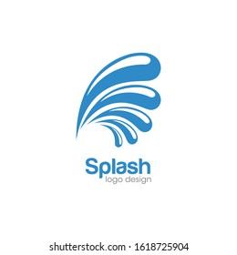 Creative Splash Water Logo and Icon Vector Template