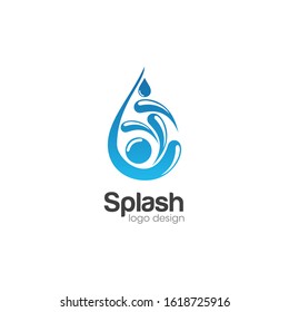 Creative Splash Water Logo and Icon Vector Template