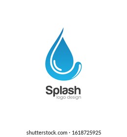 Creative Splash Water Logo and Icon Vector Template
