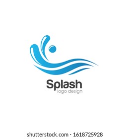 Creative Splash Water Logo and Icon Vector Template