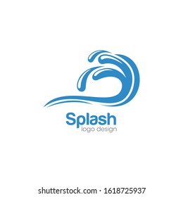 Creative Splash Water Logo and Icon Vector Template