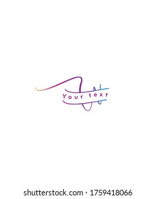 Creative split letter type W logo template, Vector logo for business and company identity 