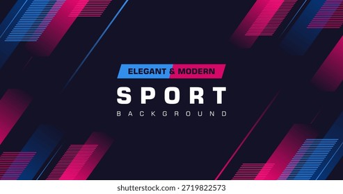 Kreativer sportlicher Hintergrund. Blauer Hintergrund mit geometrischem Element. Moderner geometrischer Hintergrund. Moderner abstrakter Hintergrund
