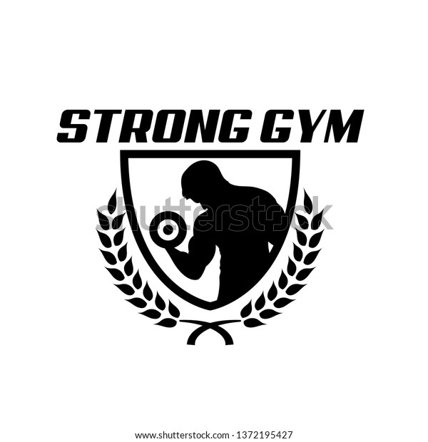 Creative Sport Gym Vector Badge Template Stock Vector Royalty Free 1372195427 Shutterstock 5608