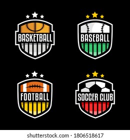 Creative sport logo vector set