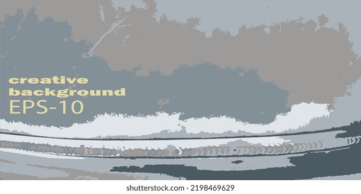Creative spotted background for business card or flyer. Vector graphics eps-10
