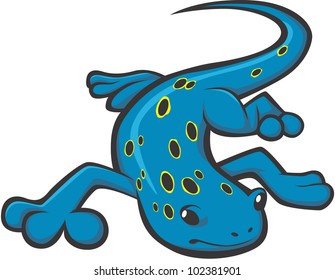 Creative Spotted Salamander Illustration