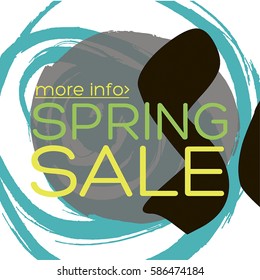 Creative Spring Sale banner.