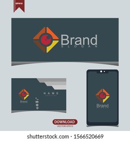 Creative square concept logo icon vector design