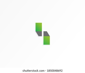 Creative square vector design for company identity logo template