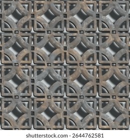 Creative square ventilation grid, vector eps 10