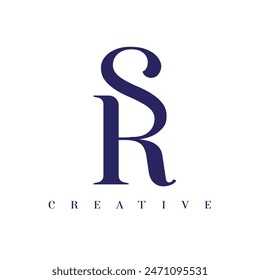 Creative SR logo Design for your company