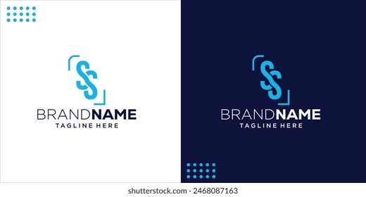 Creative SS Letter logo, Design Inspiration, Illustration, vector