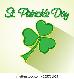 creative St. Patrick day greeting background design vector