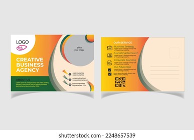 Postcard estándar creativo con moderno