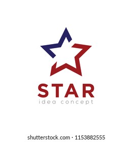 Creative Star Concept Logo Design Template