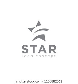 Creative Star Concept Logo Design Template