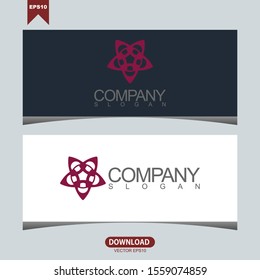 Creative star concept logo vector design template