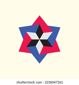 Creative Star Logo Design Shape