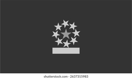 Creative Star Trophy Vector Artworks